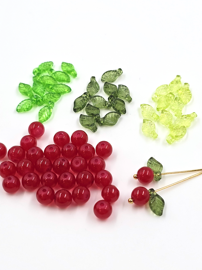 DIY Cherry Charms Bead Making Set