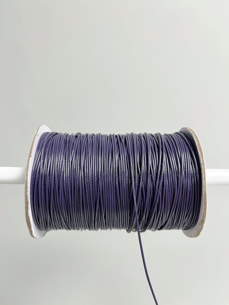 Night Shade Waxed Polyester Cord, 1mm Silk Cord (R5)