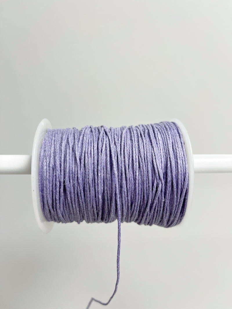 Heather Waxed Cotton Cord, 1mm Cotton Cord (R6)