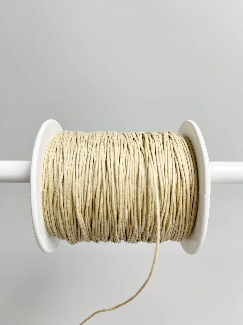 Sand Waxed Cotton Cord, 1mm Cotton Cord (R6)