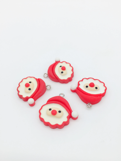 1 x Resin Cute Santa Claus Charm (3365)