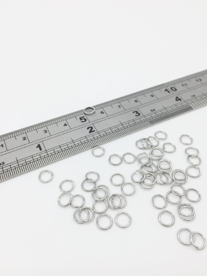 250 x Stainless Steel Jump Rings, 20 Gauge, 6x0.8mm (3786)