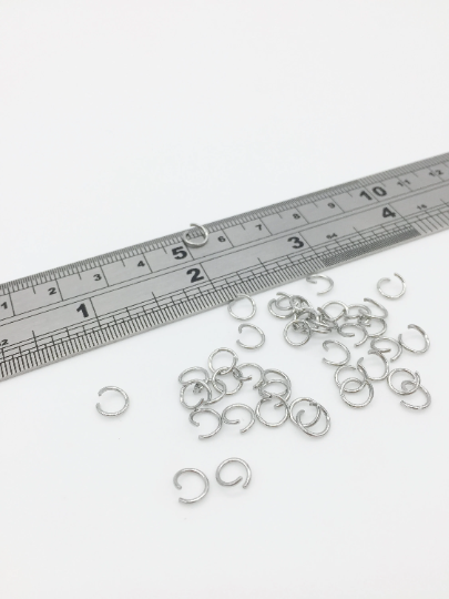 250 x Stainless Steel Jump Rings, 20 Gauge, 6x0.8mm (C0577)