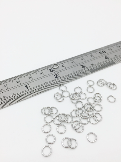 200 x Stainless Steel Jump Rings, 20 Gauge, 6x0.8mm (3789)