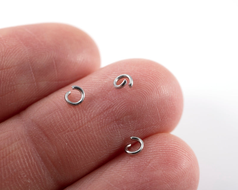 300 x Stainless Steel Jump Rings, 3.5x0.7mm (C0575)