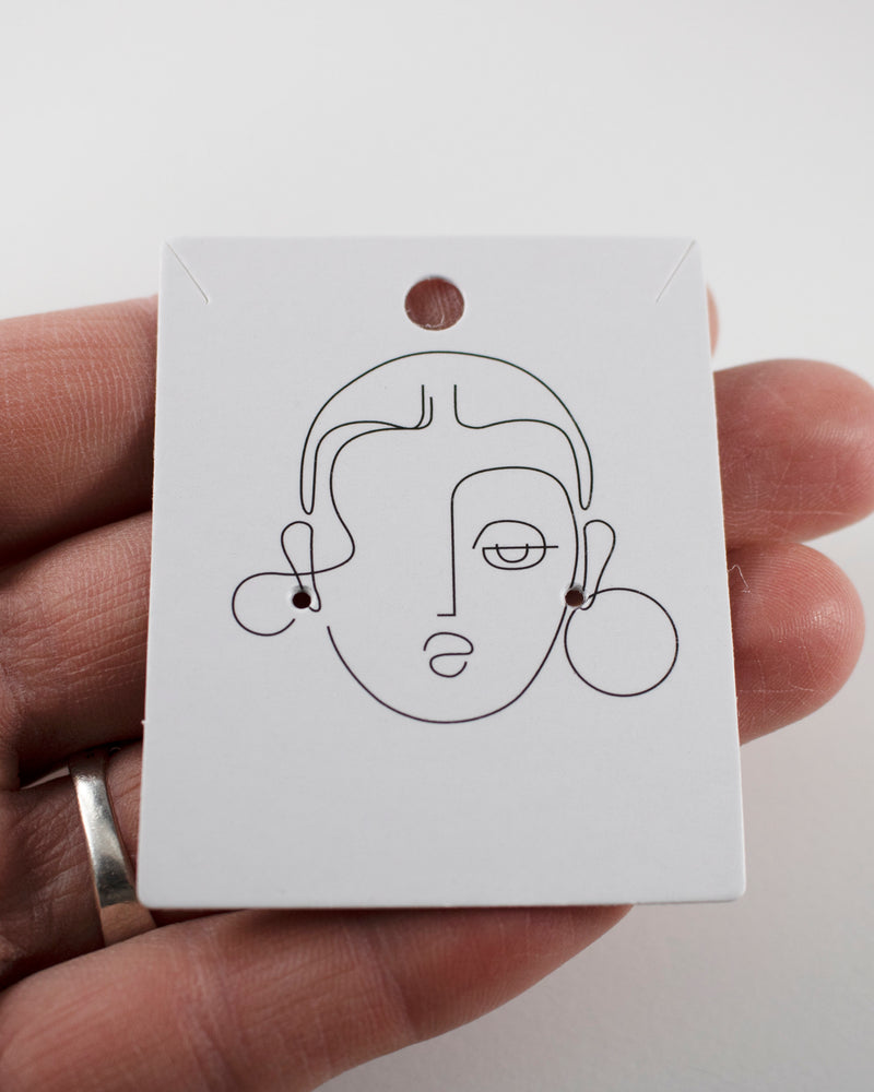 Earrings & Necklace Cards, 5x6cm