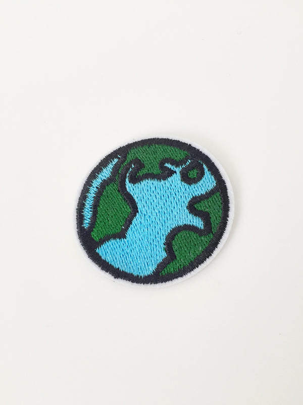 Earth Iron-on Patch, Planet Motif