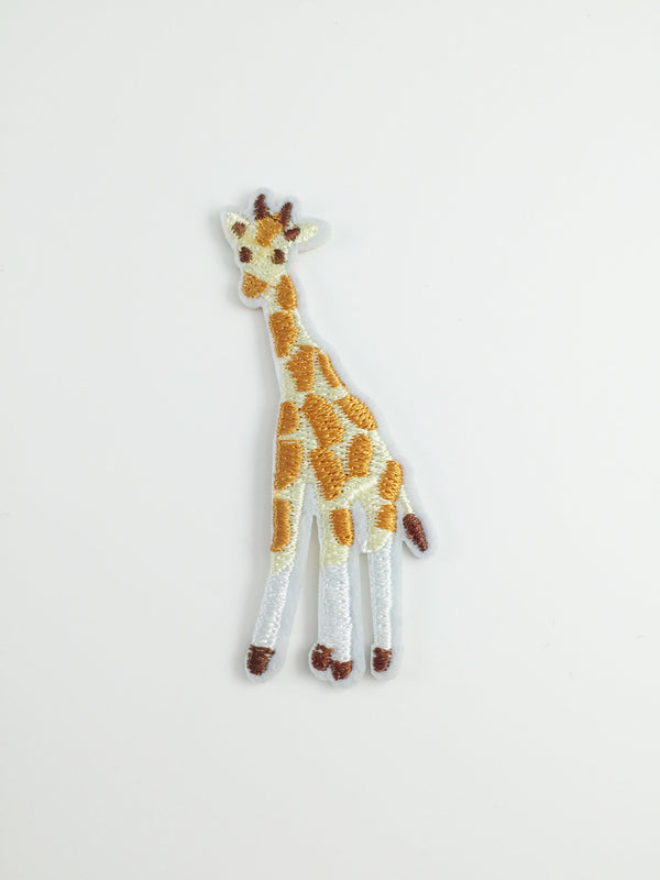 Giraffe Iron-on Patch, African Animal Badge