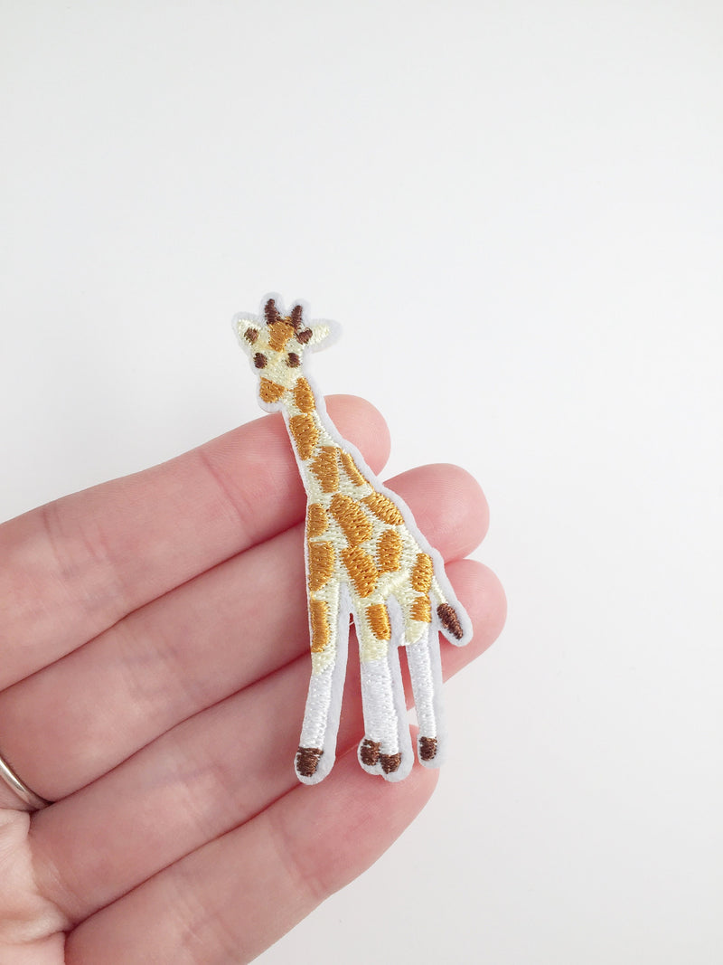 Giraffe Iron-on Patch, African Animal Badge